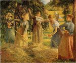 Harvest at Eragny 1901